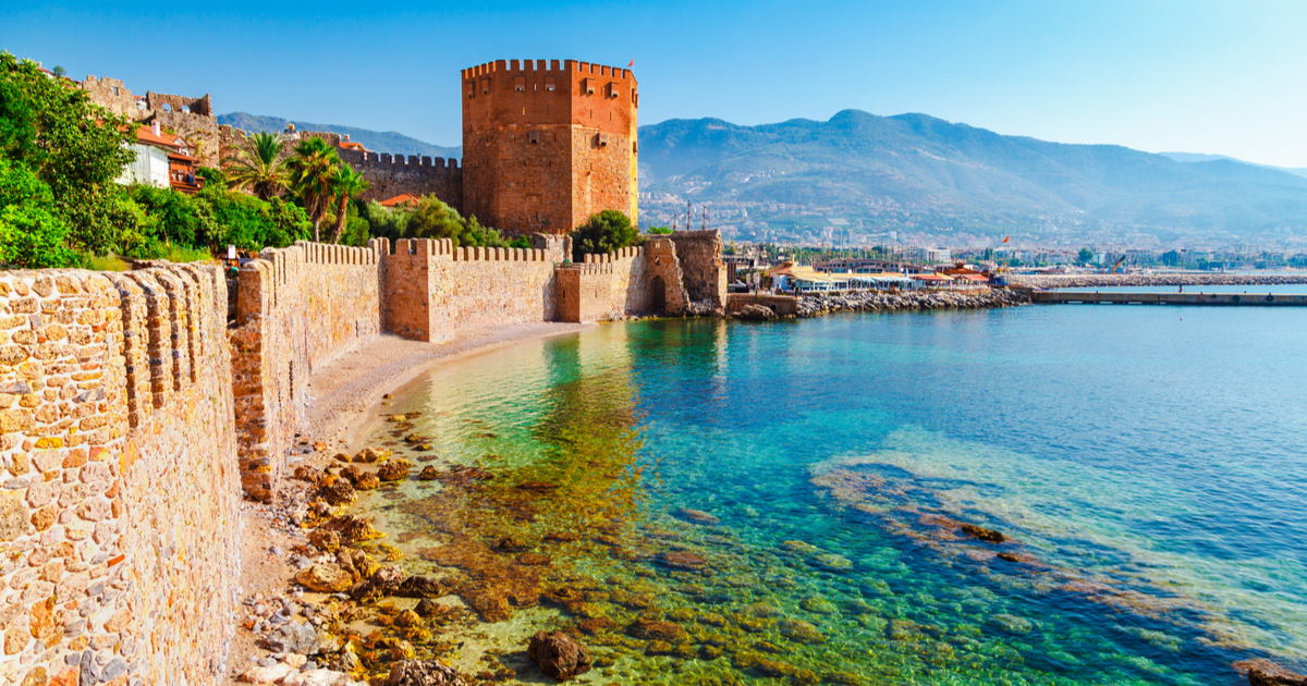 Kızıl Kule Alanya iç mimari ve katlar