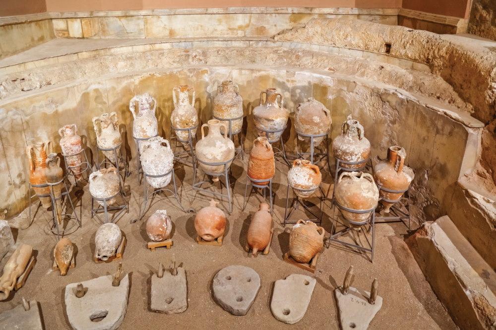 Side Arkeoloji Müzesi iç mekân ve eserler