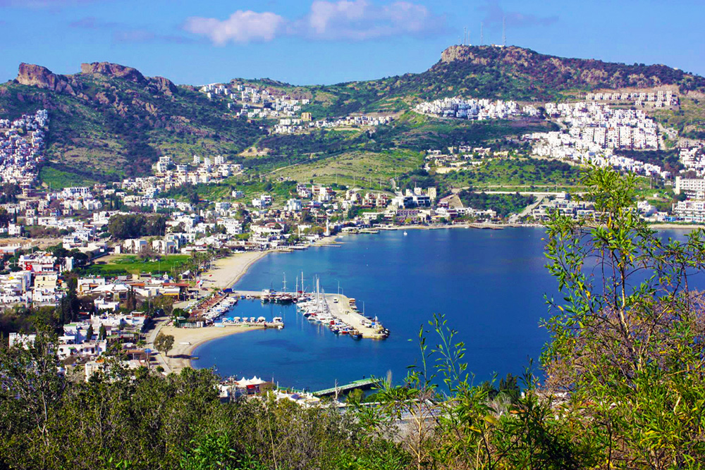 Gündoğan Bodrum köy ve doğa manzarası