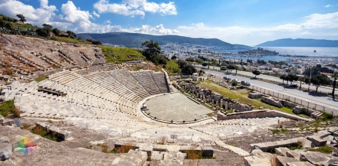Bodrum Antik Tiyatro tarihi ve manzarası