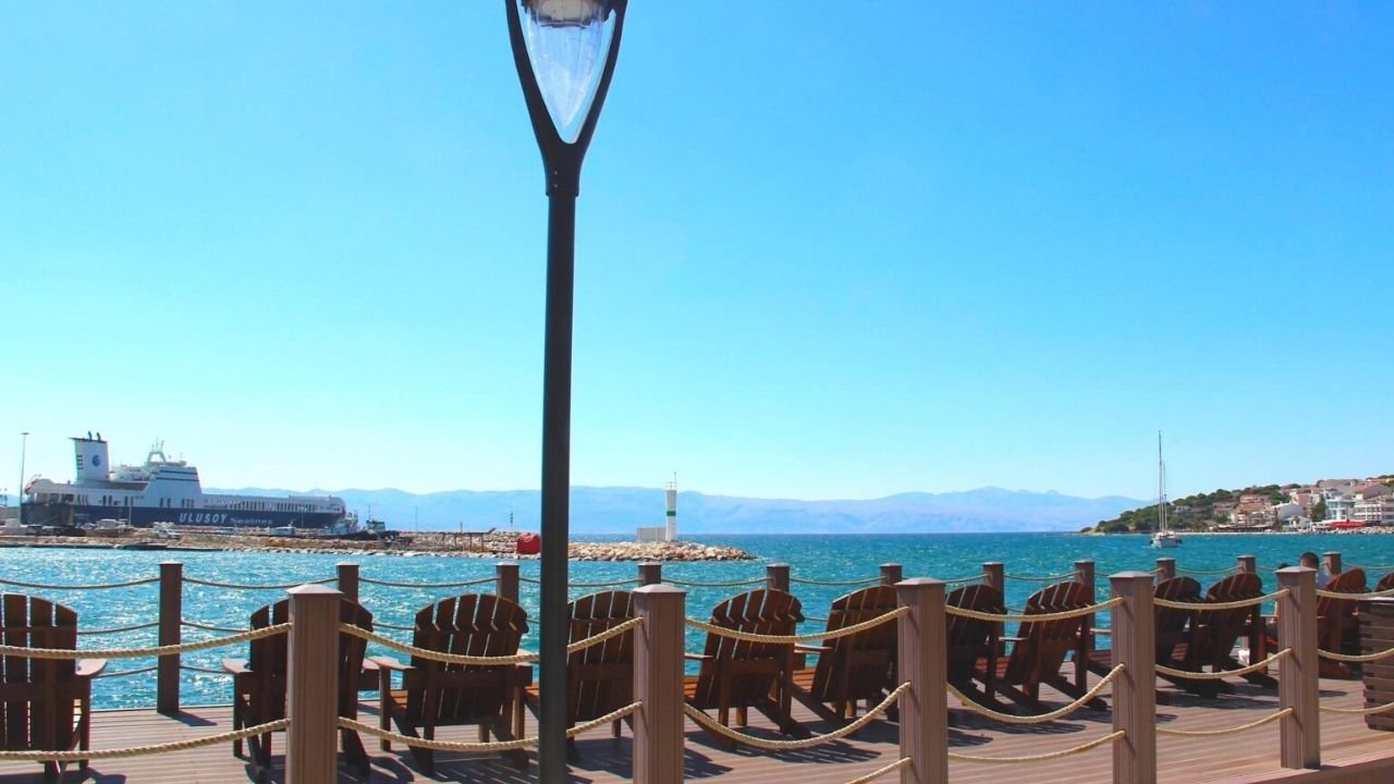 Çeşme Ilıca Gün Batımı Manzarası