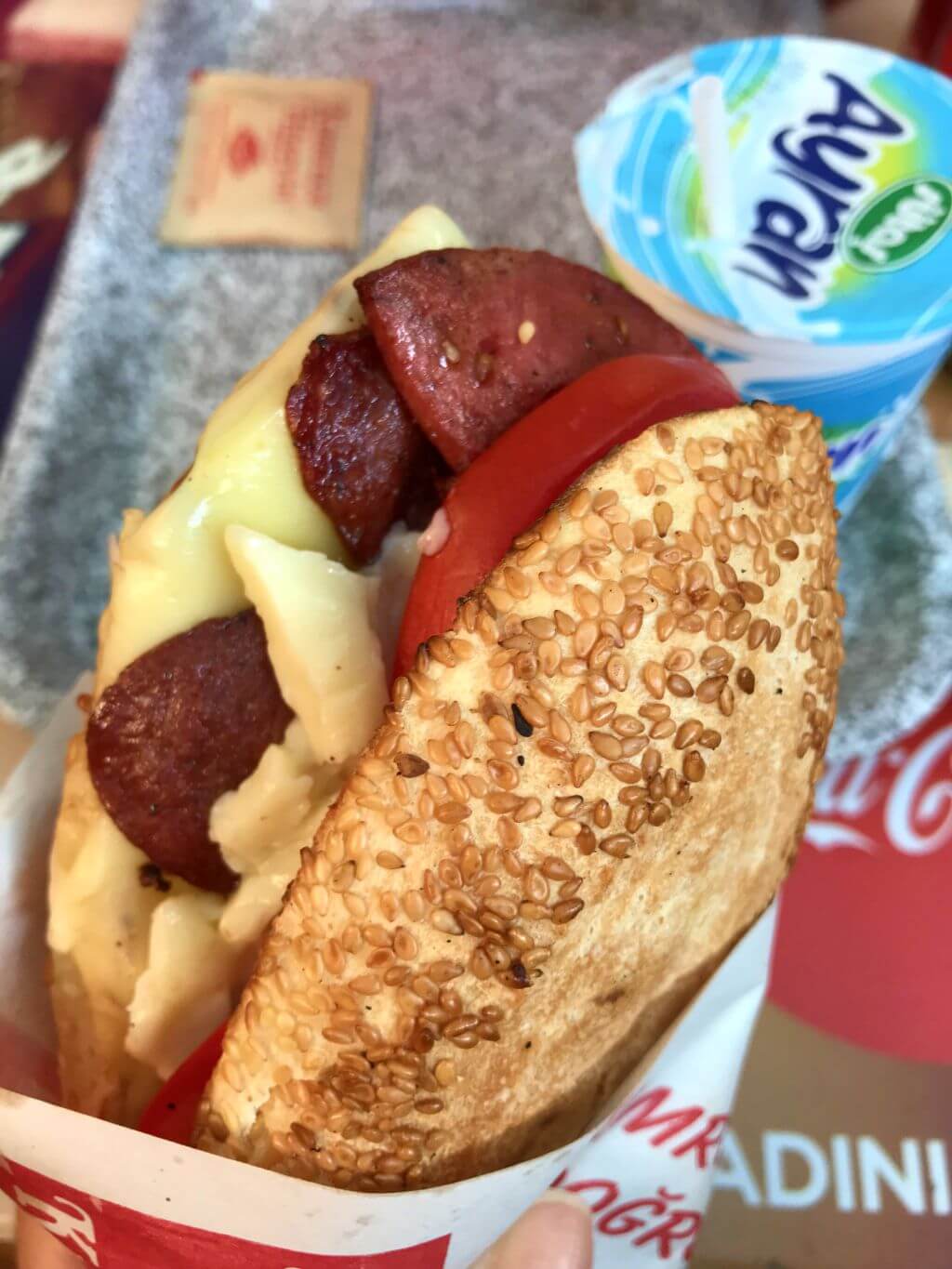 Çeşme kumru sandviç