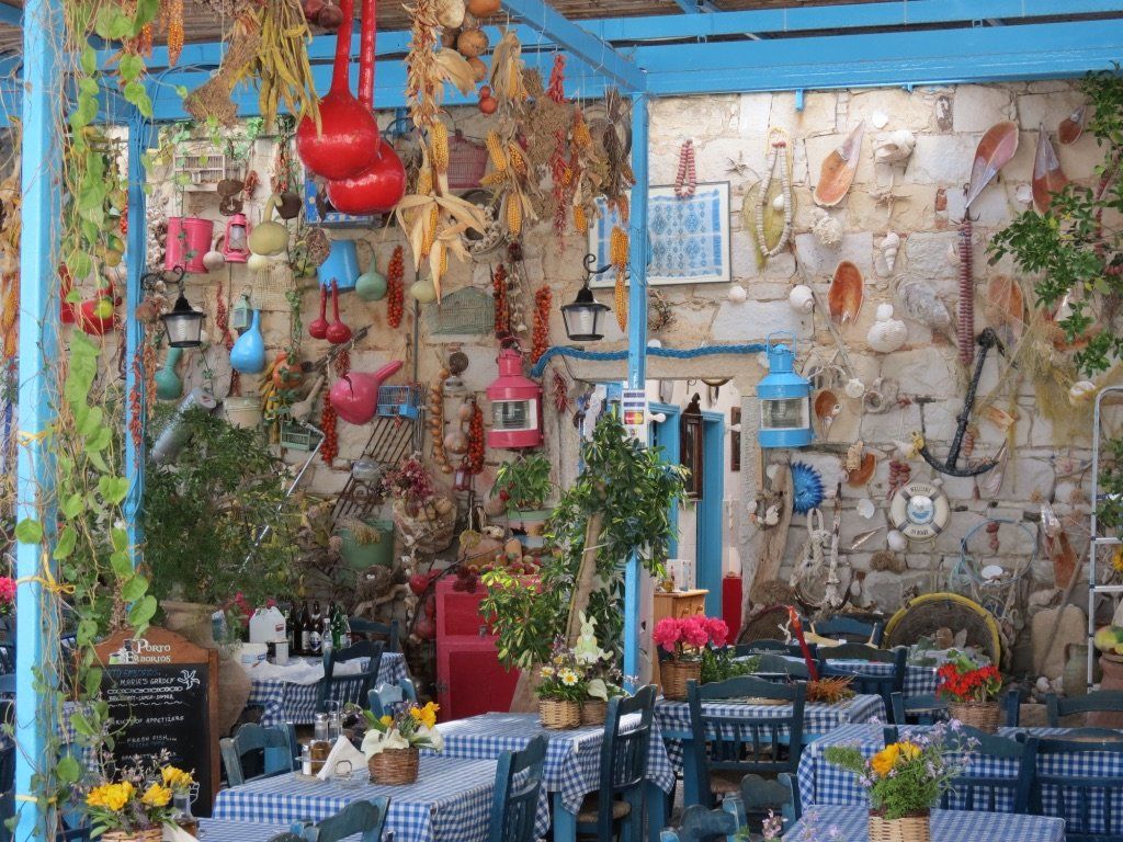 Sakız Adası köy ve manzara görseli