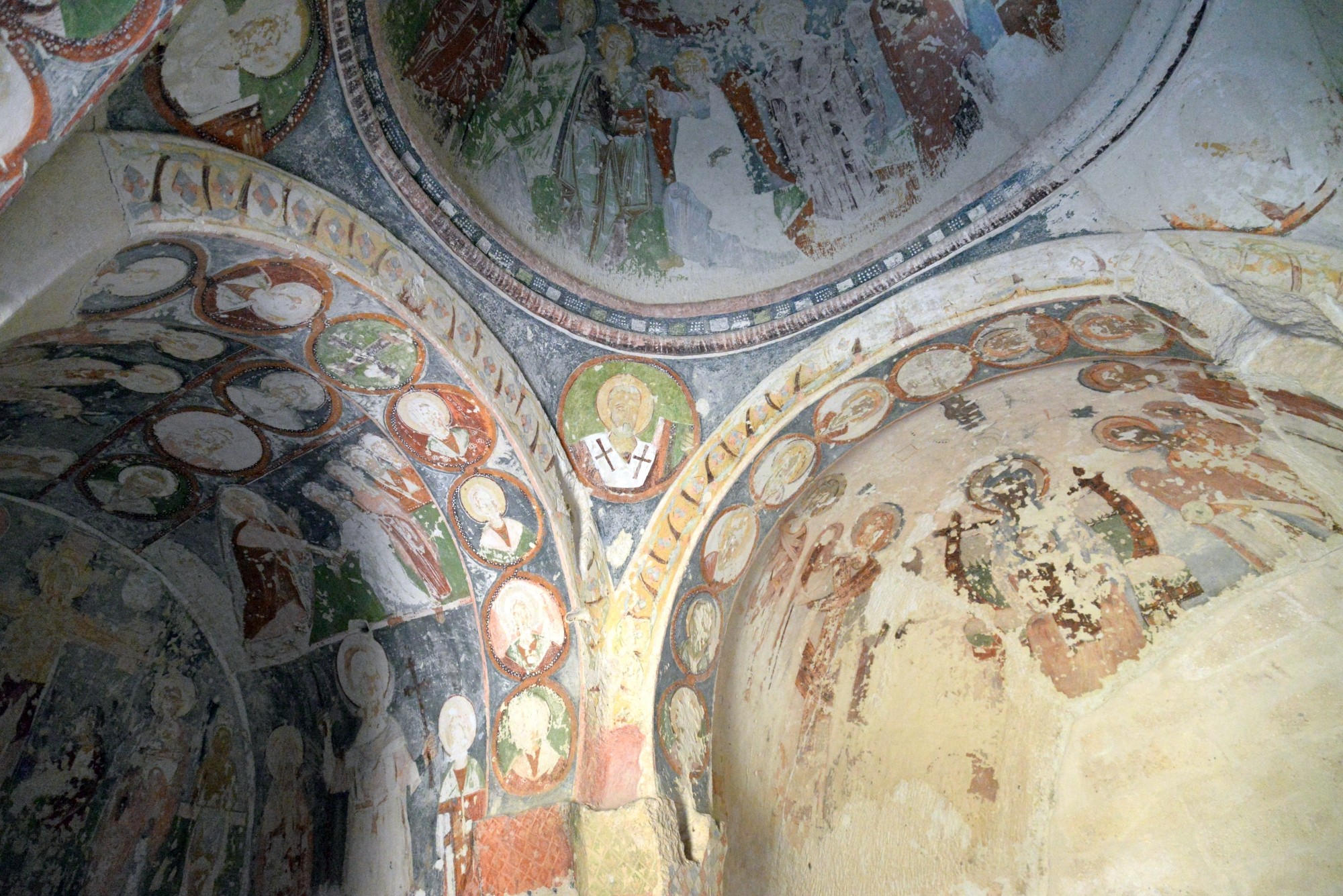 El Nazar Kilisesi iç mekân freskler