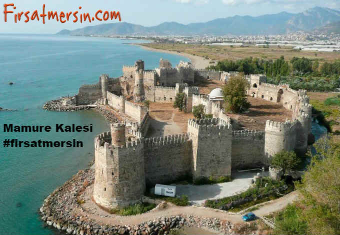 Mamure Kalesi deniz manzarası