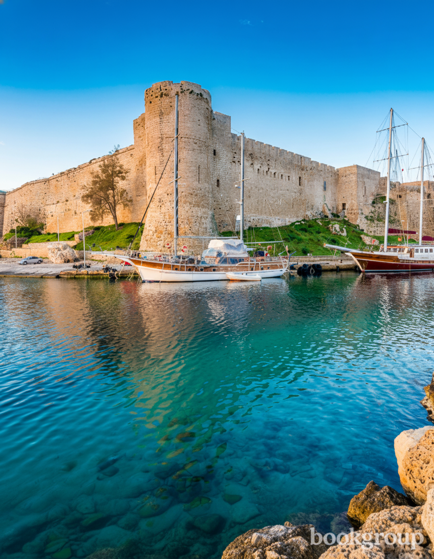 Girne Kalesi, Arap-İslam akınlarına karşı kenti korumak amacıyla MS 7. yüzyılda