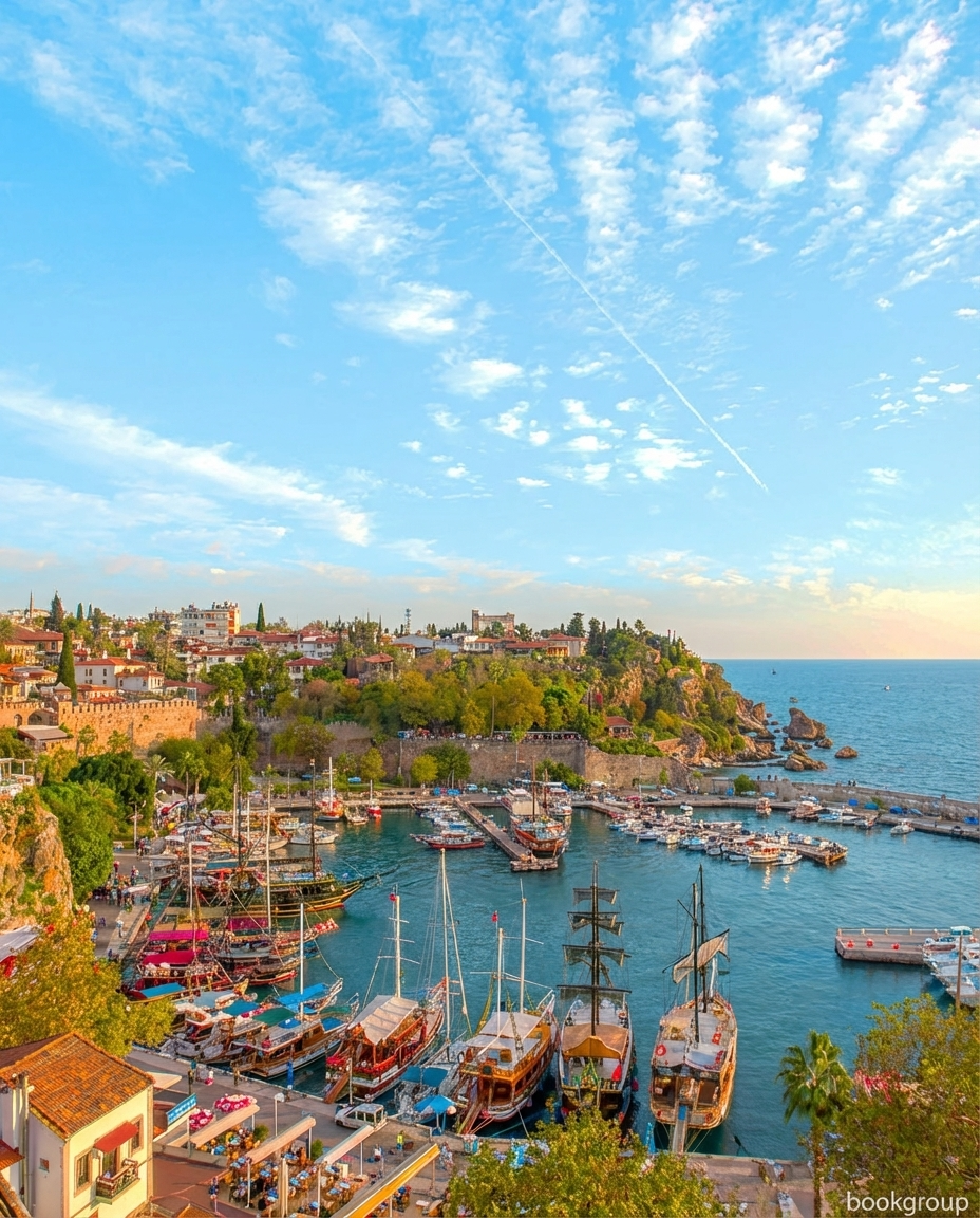 Antalya’nın tarihi kalbi Kaleiçi Yat Limanı, Akdeniz’in en ikonik manzaralarında